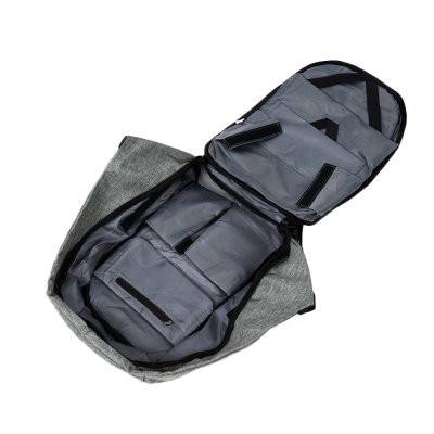 Рюкзак антивор SmartBag с USB кабелем, серый-5