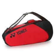 Спортивная cумка-рюкзак Yonex для теннисных ракеток с отделениями для обуви и одежды красная